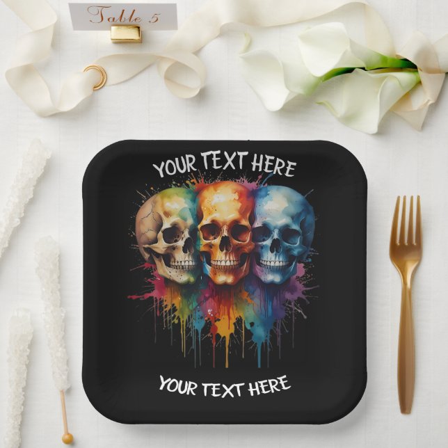 Gift Bag Pappteller (Hochzeit)