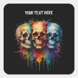 Gift Bag Quadratischer Aufkleber