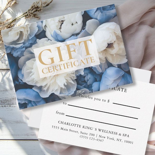 GIFT-BESCHEINIGUNG | Floral | (CUSTOM GIFT CERTIFICATE  | Floral |)