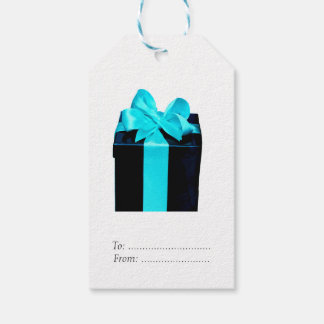 Gift Box with satin bow Geschenkanhänger