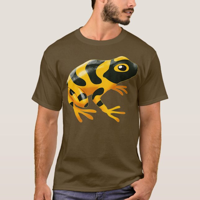 Gift-Dart-Frosch - Schwarz-Gelb - Amphibien - I T-Shirt (Vorderseite)