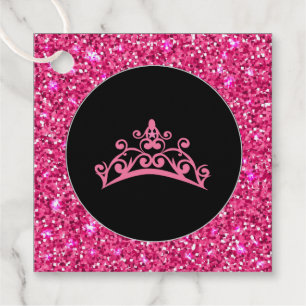Gift-FavorTag -Pageant USA Tiara Crown Geschenkanhänger
