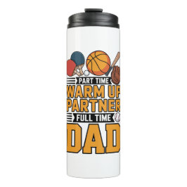 Gift for Dad - Funny Sporty Dad Design Thermosbecher
