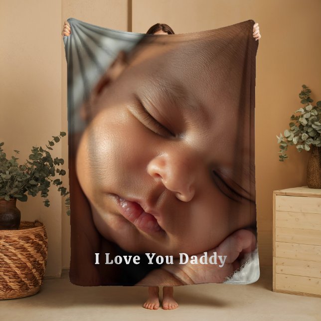 Gift for New Daddy Sherpa Blankets Baby Photograph Sherpadecke (Von Creator hochgeladen)