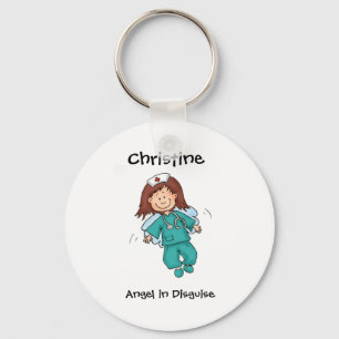 Gift for Nurse - Personalize with Name Schlüsselanhänger
