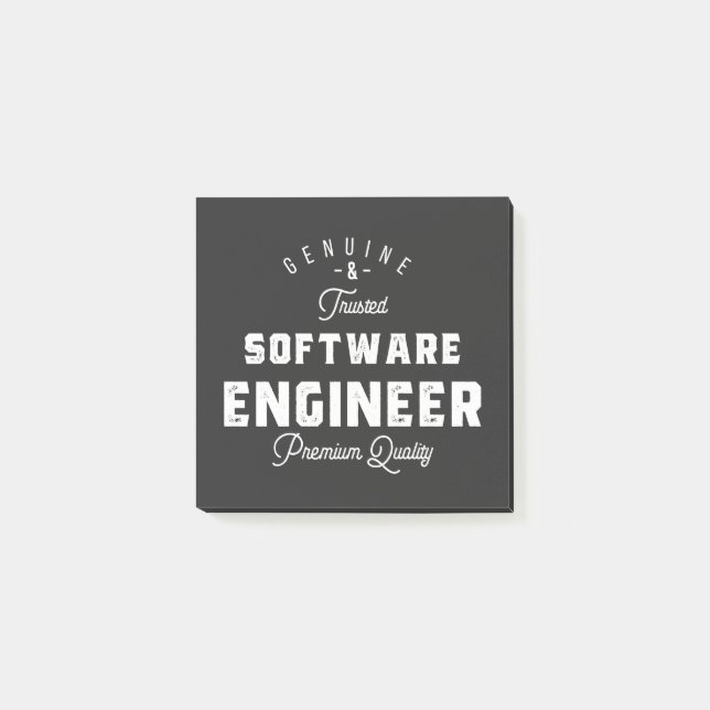 Gift for Software Engineer Post-it Klebezettel (Vorderseite)