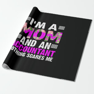 Gift für Buchhalter   Ich bin Mama und Buchhalter Geschenkpapier