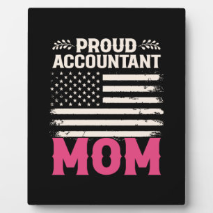 Gift für Buchhalter   Proud Accountant Mama Fotoplatte