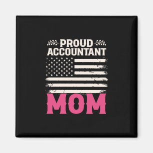 Gift für Buchhalter Proud Accountant Mama Magnet