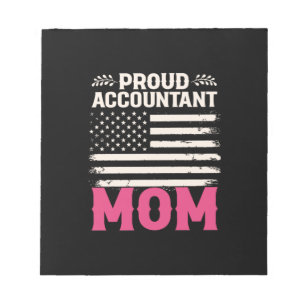 Gift für Buchhalter   Proud Accountant Mama Notizblock