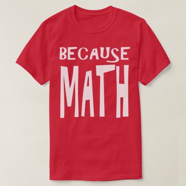 Gift für Buchhalter wegen Math Funny Accountant T-Shirt (Design vorne)