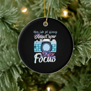 Gift für Fotografen Keramik Ornament