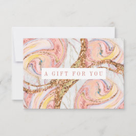 Gift für Rosa und Rose - Gold-Marmor