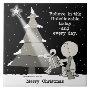 Gift Giver-Merry Weihnachten Fliese