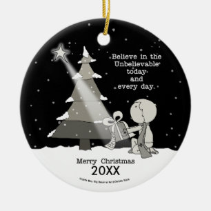 Gift Giver-Merry Weihnachten Keramikornament