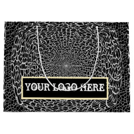 GIFT GOLDEN_ BLACK_SILVER GROSSEN GIFT BAG GROßE GESCHENKTÜTE