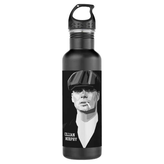 Gift Idea Peaky Blinders Christmas Holiday Edelstahlflasche (Vorderseite)