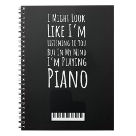Gift Ideas For Piano Players Music Lover Pianist Notizblock