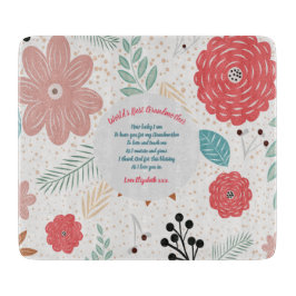 GIFT - Oma Gedichte von Großkindern - CUSTOM Schneidebrett