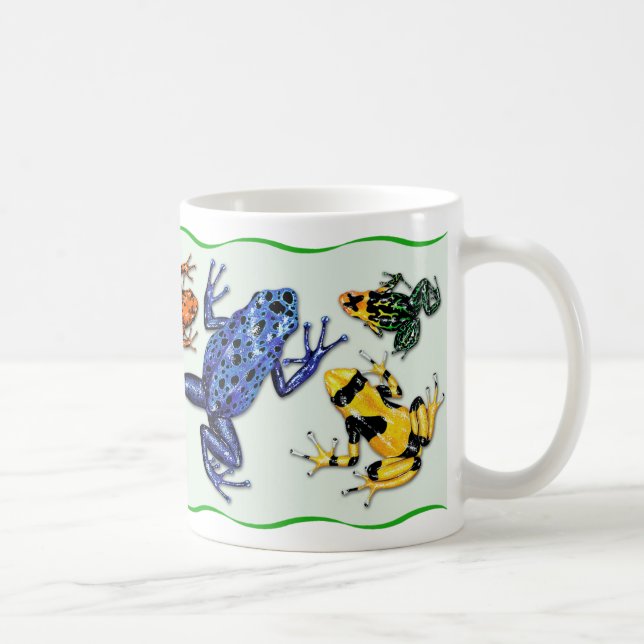 Gift-Pfeil-Frosch-Tasse Kaffeetasse (Rechts)