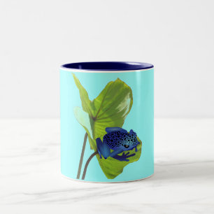 Gift-Pfeil-Frosch Zweifarbige Tasse