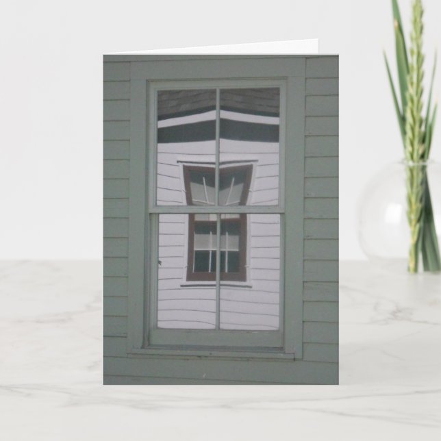 "Gift Shop & Library Windows" Get Well Card Karte (Vorderseite)