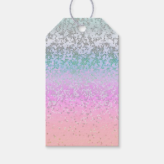 Gift Tag Glitzer Star Dust Geschenkanhänger (Vorderseite)