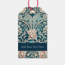 GIFT TAG : WILLIAM MORRIS : HONEYSUCKLE