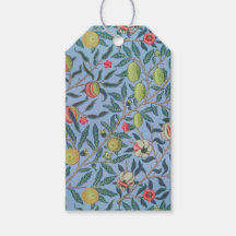 GIFT TAG : WILLIAM MORRIS : POMEGRANATES DESIGN