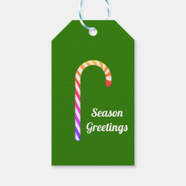Gift Tags Fruchtigkeit mehrfarbige Candy Cane Bild Geschenkanhänger
