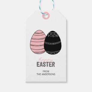 Gift-Tags für Folk Happy Oaster Eggs Geschenkanhänger