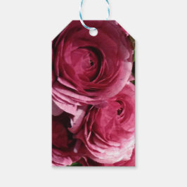 Gift-Tags mit Ranunculus-Blume Geschenkanhänger