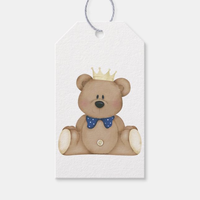 Gift Tags - Unser kleiner Prinz Geschenkanhänger (Vorderseite)