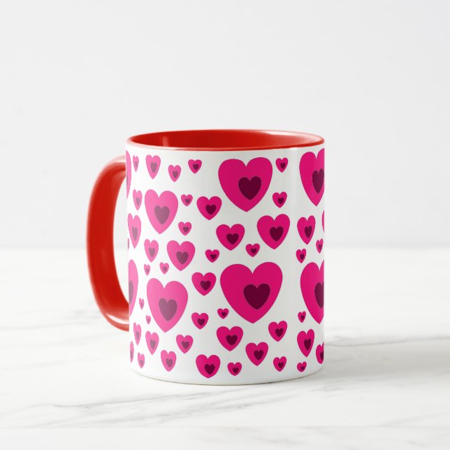 GIFT VALENTININ, GEBURTSTAG EHEFRAU HUSBAND BOYFRI TASSE (Vorderseite Links)