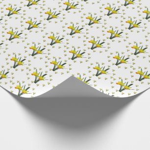 Gift Wrap - Daffelblüten Geschenkpapier