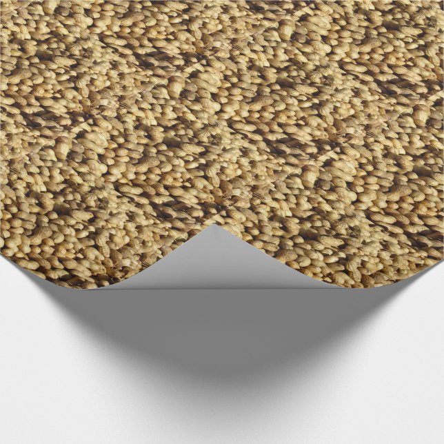 Gift Wrap - Erdnüsse in der Muschel Geschenkpapier (Ecke)
