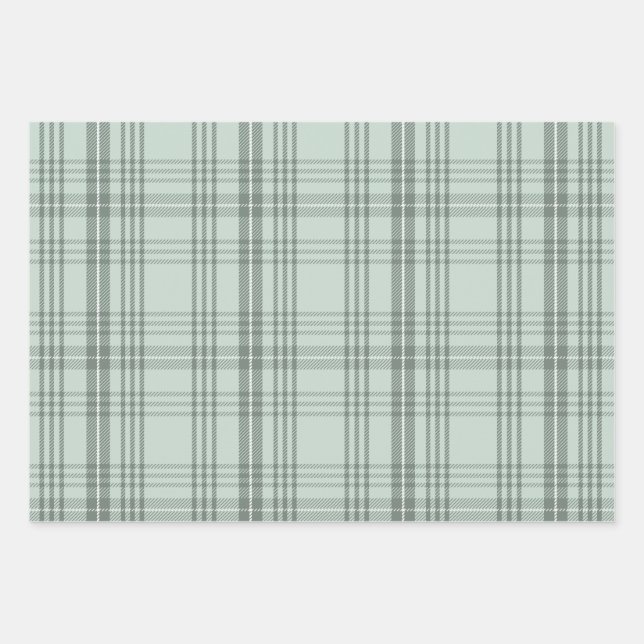 Gift Wrap in Grautönen Geschenkpapier Set (Vorderseite)