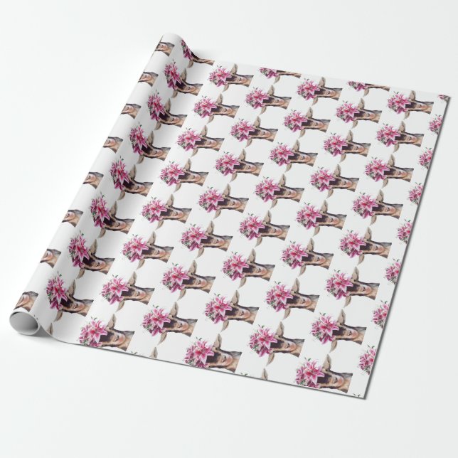 Gift Wrap Roll Lilly die Ziege Geschenkpapier (Ungerollt)