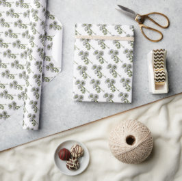 Gift Wrap Roll - NGA Watercolor White Daisies Geschenkpapier