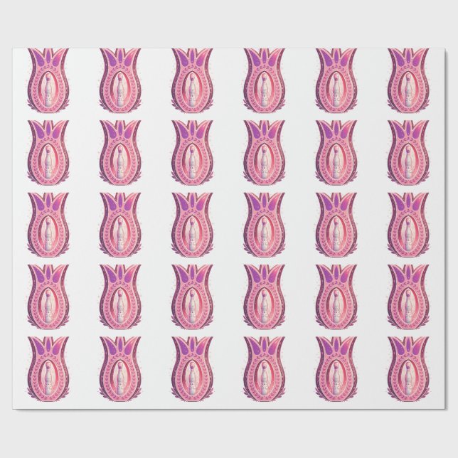 gift wrapping paper geschenkpapier (Flach)