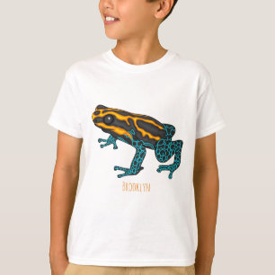 Giftdeich-Frosch-Cartoon-Abbildung T-Shirt