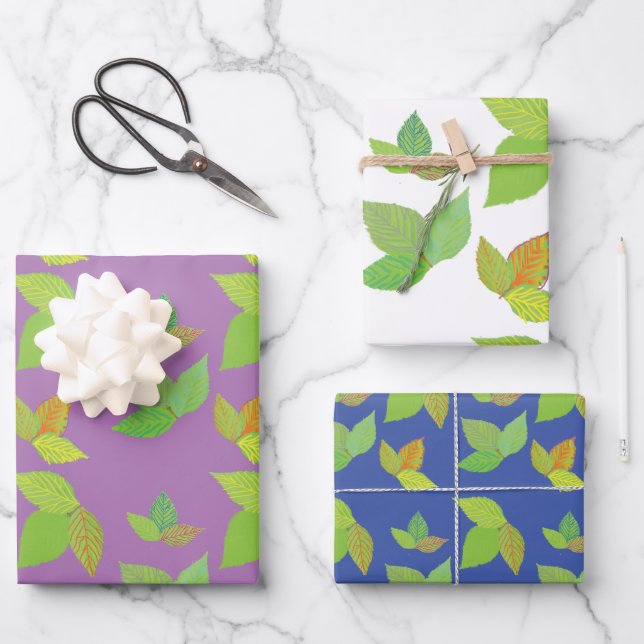 Gifteifenverpackungspapier Geschenkpapier Set (Vorderseite)