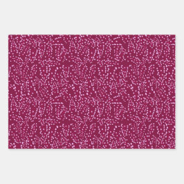 Giftgarten | Blau und Grüntöne Geschenkpapier Set