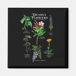 Giftige Blume Fleur Fatale Pflanze Halloween Gif Magnet