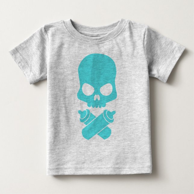 Giftige Flasche - im Blau! Baby T-shirt (Vorderseite)