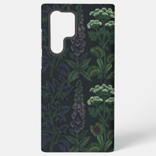 Giftige Pflanzen Dunkles Botanisches Muster Handyh Samsung Galaxy Hülle