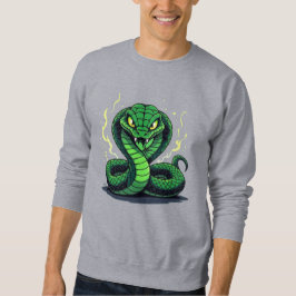 Giftige Schlange – Gefahr und Präzision Sweatshirt