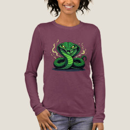 Giftige Schlange – Gefahr und Präzision Tri-Blend Shirt