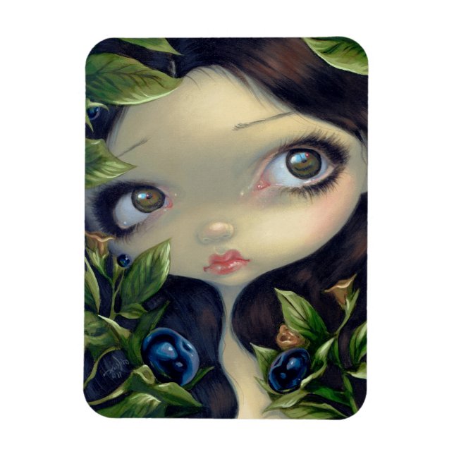 "Giftige Schönheiten I: Belladonna" Flex Magnet (Vertikal)