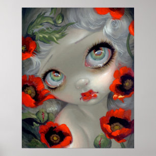 Giftige Schönheiten III: Opium Poppy ART DRUCKEN Poster